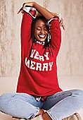Willowsoft Very Merry Sweatshirt | Maurices