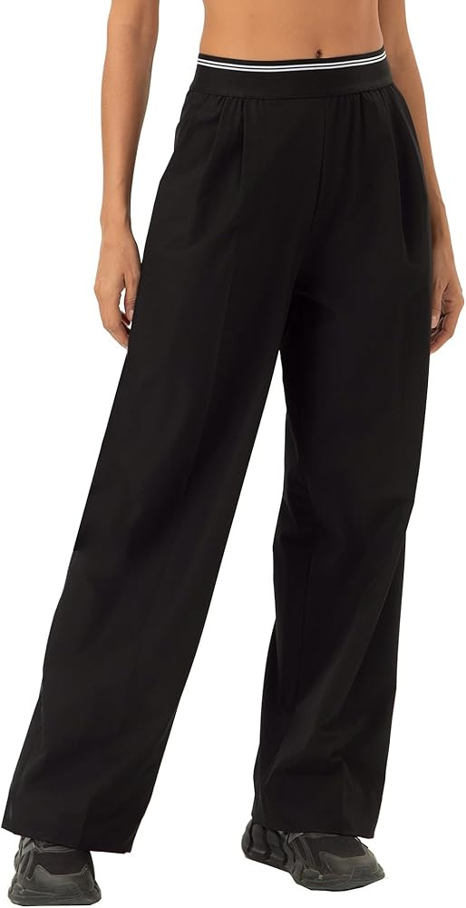 Move With You Athletic Track Pants Women Wide Leg Lounge Pants Stretch Loose Casual Jogging Sweat... | Amazon (US)