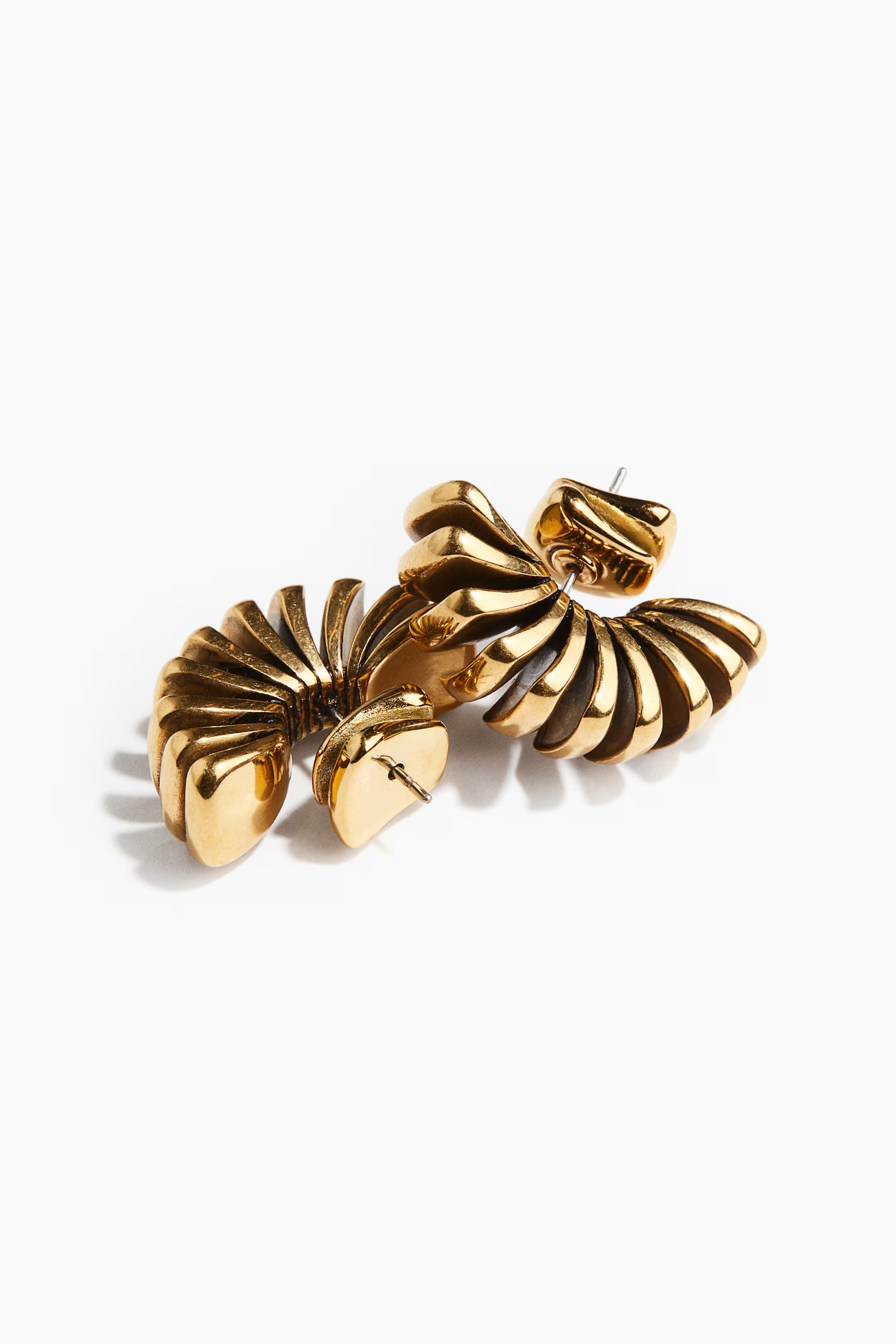 Curved Earrings - Gold-colored - Ladies | H&M US | H&M (US + CA)