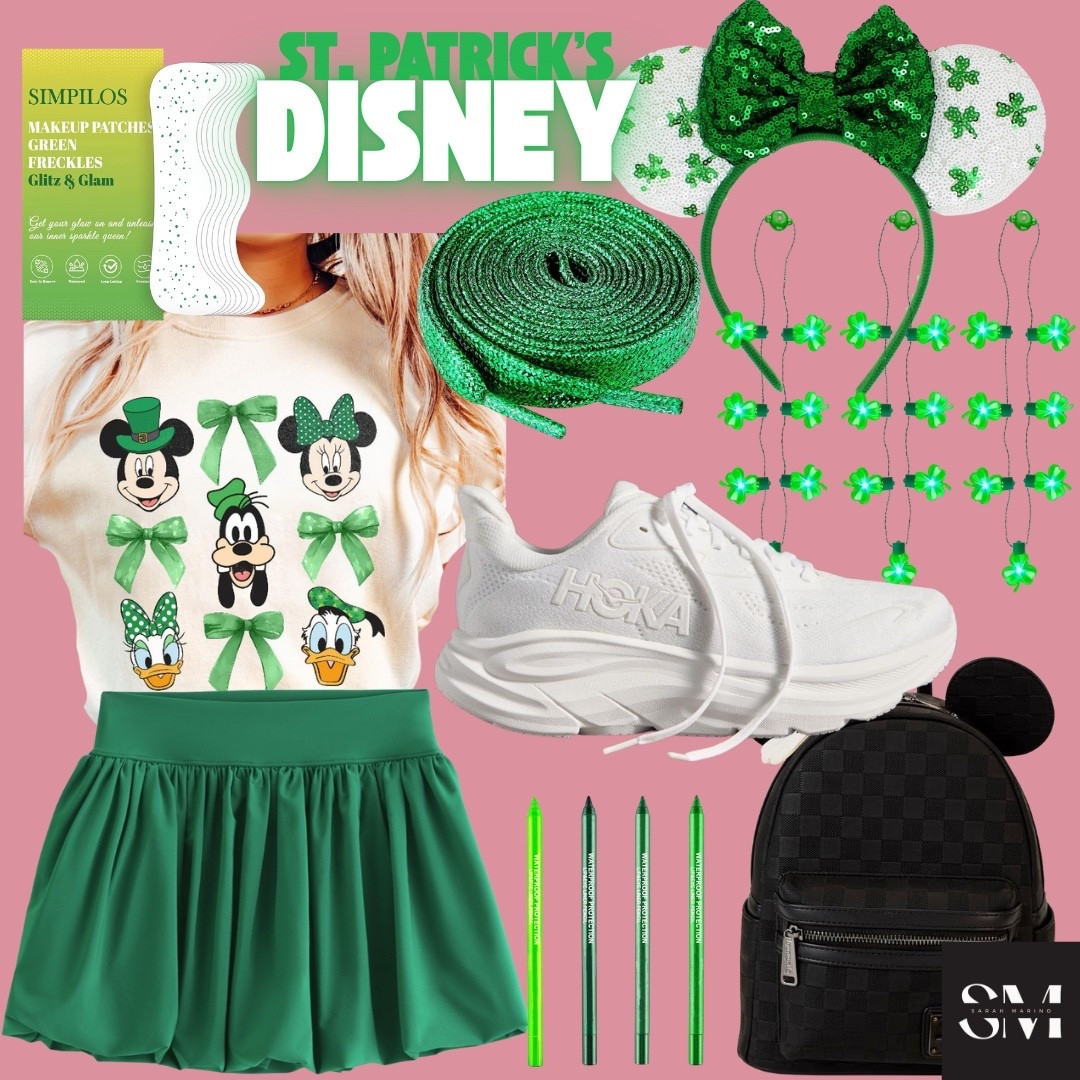 St. Patrick’s Day Disney bound but make it chic 🍀✨
Easy layers, comfy shoes, and festive green details. Linked on LTK 💚

#StPatricksDayDisney #DisneyBound #DisneyStyle #LTKTravel #LTKSpring #DisneyOutfits #ThemeParkStyle #LuckyAtDisney

#LTKootd #LTKSeasonal #LTKTravel