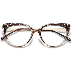 SOJOS Cateye Blue Light Blocking Glasses Women, Anti Eye Strain Computer Glasses Non Prescription... | Amazon (US)
