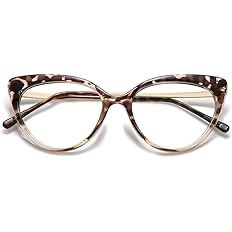 SOJOS Cateye Blue Light Blocking Glasses Women, Anti Eye Strain Computer Glasses Non Prescription... | Amazon (US)