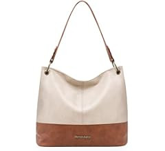 Hobo Purses and Handbags for Women Vegan Leather Top Handle Shoulder Handbags with Zipper | Amazon (US)