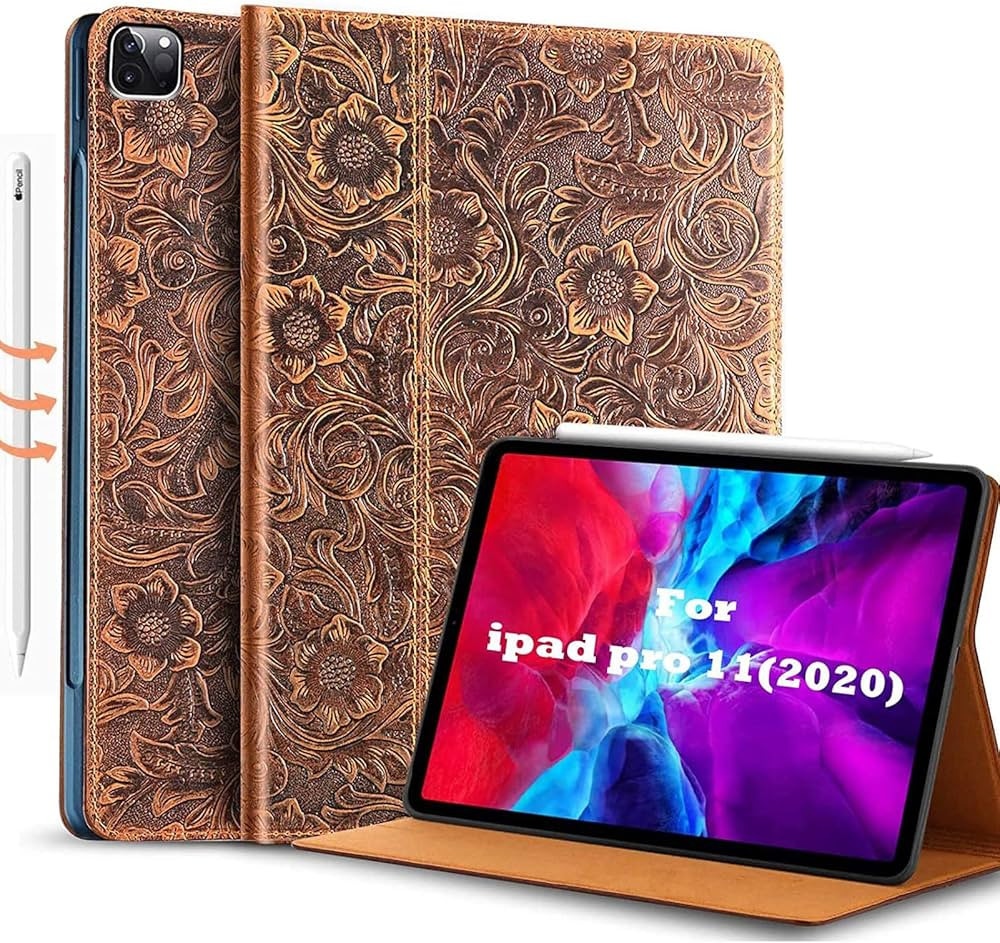 Gexmil Case for Ipad pro 11 Inch 2022/2021(4th Gen&3rd Gen),Genuine Leather Ipad pro 11 2020/2018... | Amazon (US)