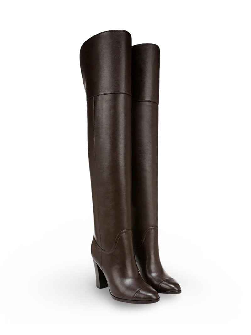 Veronica Beard Women's Espresso Conrad Over-The-Knee Boot 5M | Walmart (US)