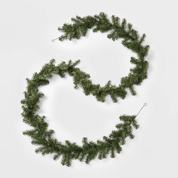 Target/Home/Home Decor/Artificial Flowers & Plants/Wreaths‎9ft Christmas Artificial Pine Garlan... | Target