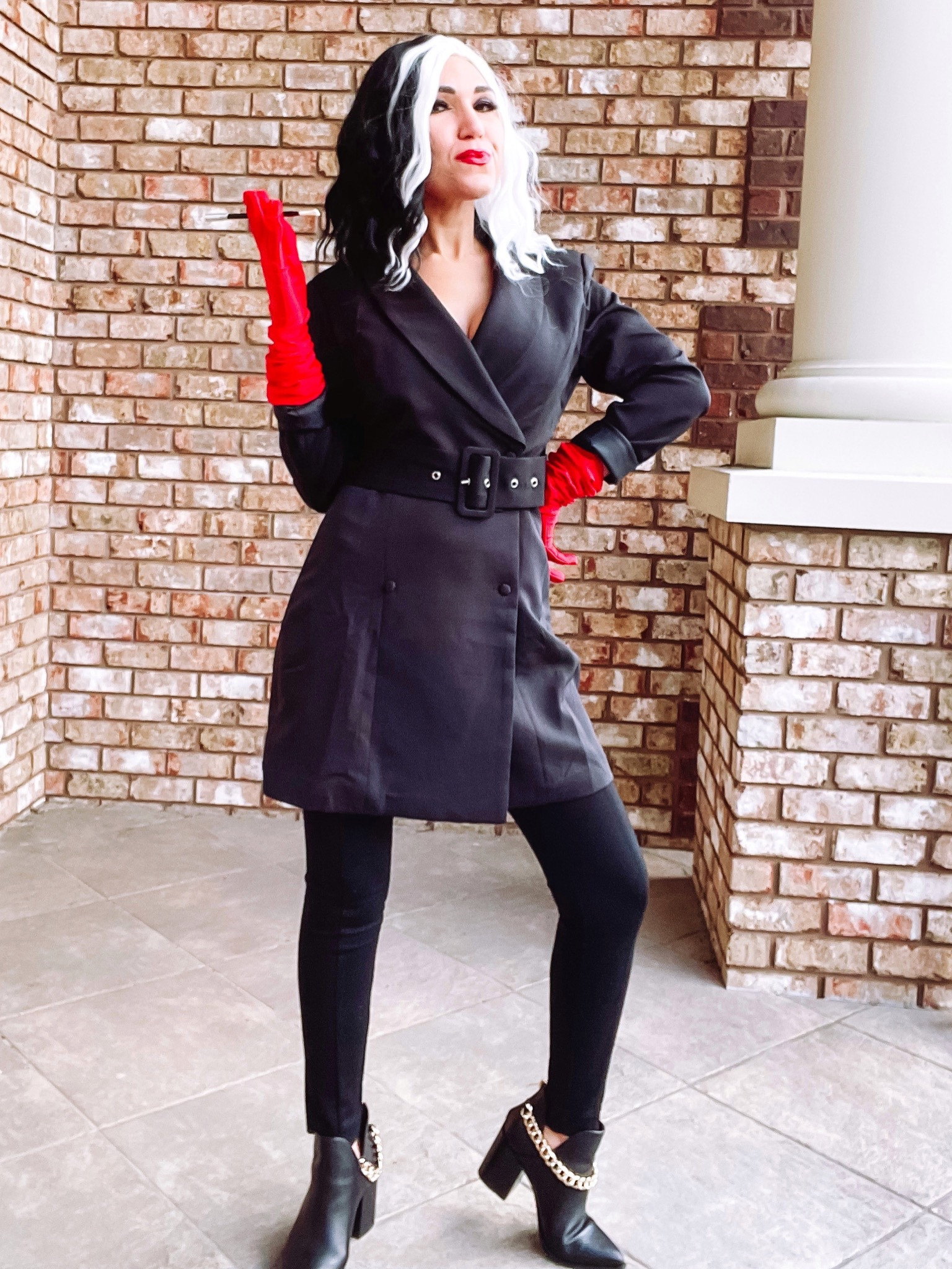 Halloween costume idea, cruella devil costume 

#LTKHalloween