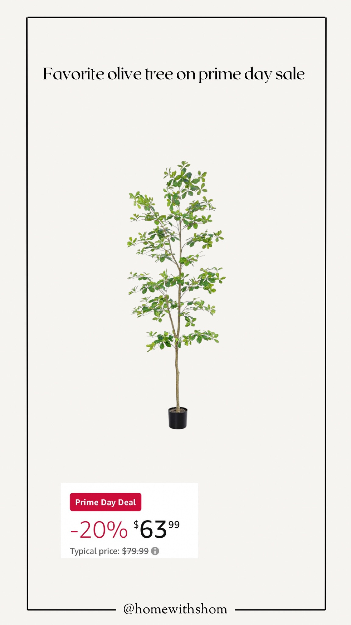 Favorite olive tree on sale! Shady lady dupe 

#LTKHome #LTKSaleAlert