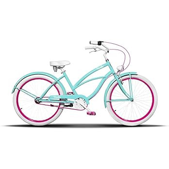 Vivelo LA Donna Beach Cruiser for Women Complete Bike | Shimano Nexus 3-Speed or 7-Speed | Alumin... | Amazon (US)