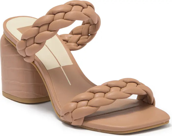 Nancie Braided Strap Block Heel Sandal | Nordstrom Rack