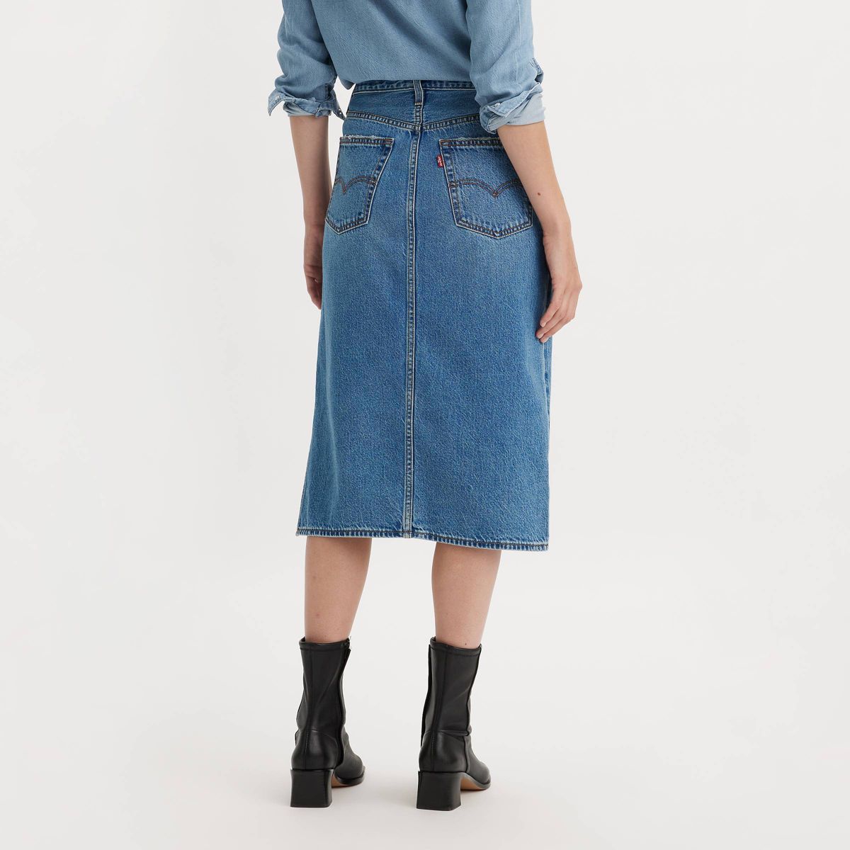 Levi's® Women's Side Slit Skirt - Artist Divided | Target
