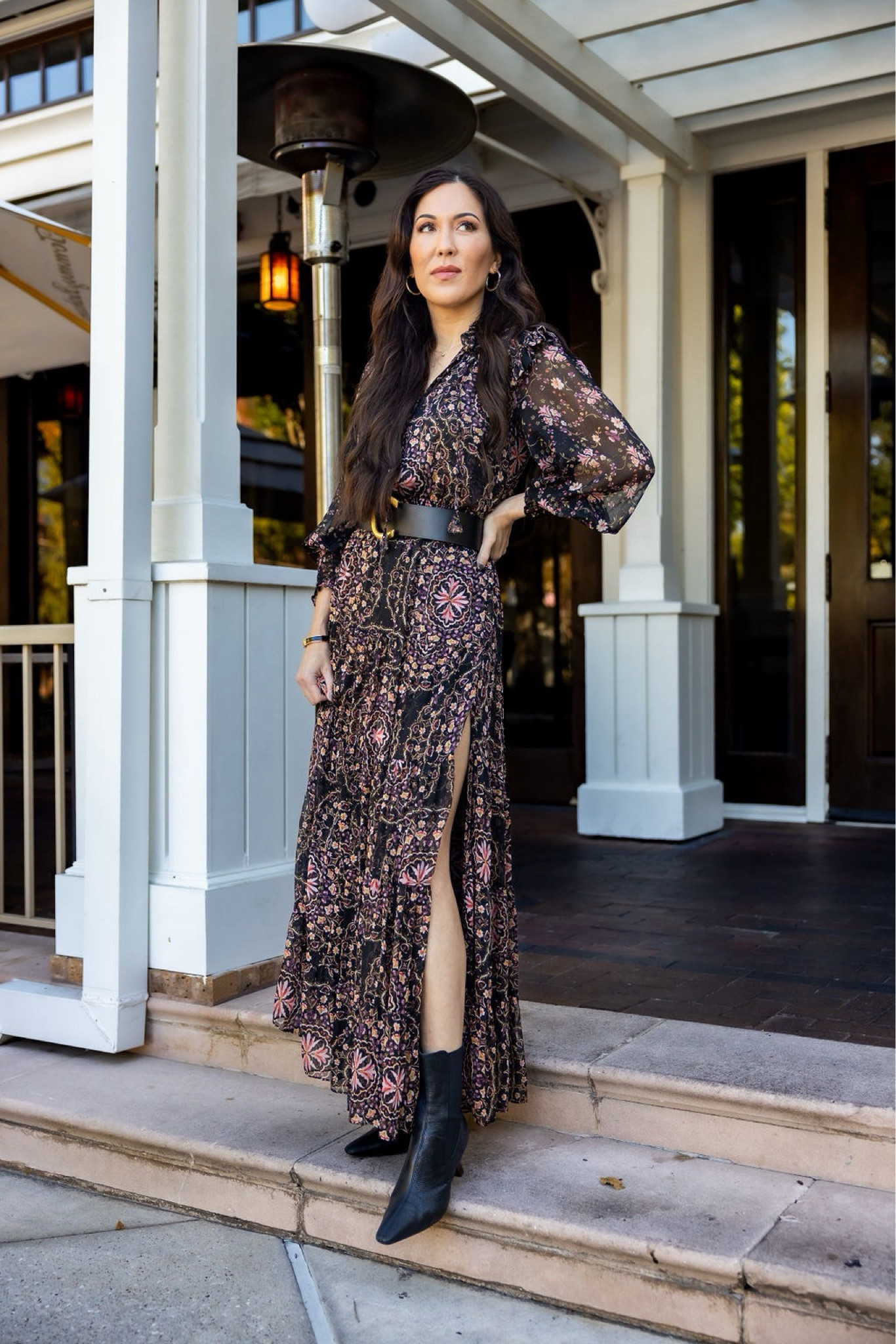 I love this Misa dress for fall! I paired it with a pair of black boots and a belt to cinch in the waist more. 

#LTKstyletip #LTKover40