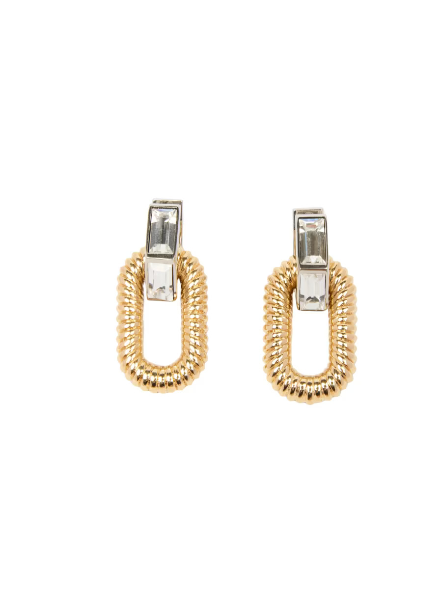 Preco Crystal-Embellished Silvertone & Goldtone Drop Earrings | Saks Fifth Avenue
