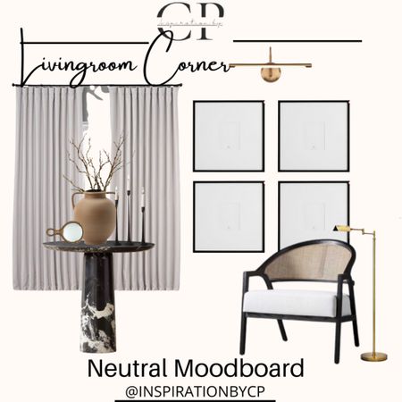 Neutral Livingroom space
Accent chair, Arhaus, rattan chair, task light, picture light, marble table, pedestal table, cb2, velvet curtains, large picture frames, pottery barn, modern decor, McGee & co, iron candlesticks 

#LTKstyletip #LTKeurope #LTKhome