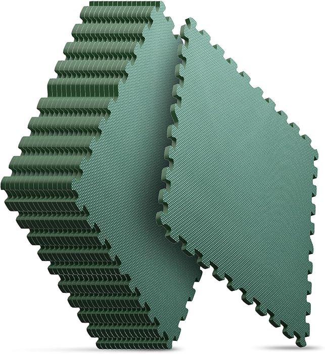 Home Gym Mat, Puzzle Exercise Mat, EVA Interlocking Foam Floor Tiles for Home Workout Equipment a... | Amazon (US)