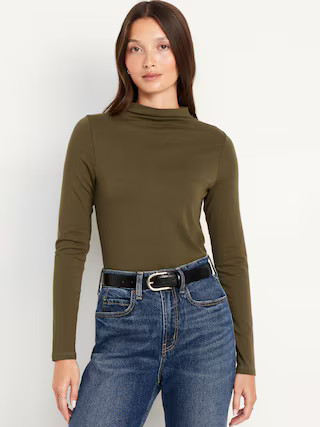 Bestee Mock-Neck T-Shirt | Old Navy (US)