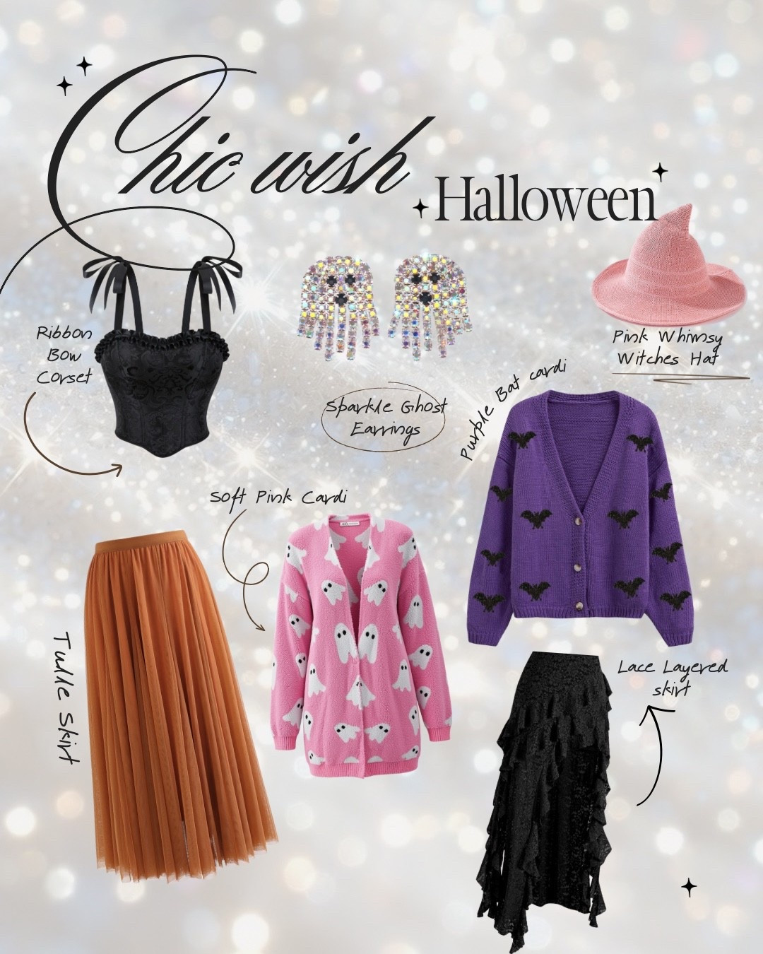 Spooky, sparkly & a little bit whimsical 👻✨🎀

Building my @Chicwish  Halloween wardrobe one magical piece at a time…think tulle, bows, bats, ghosts & just enough drama. 🖤🪄

I linked all of my picks here so you can shop the ones that made me immediately say okayyy I need that. 🎃✨

#Chicwish #HalloweenStyle #FallFashion

#LTKSeasonal #LTKootd #LTKPetite