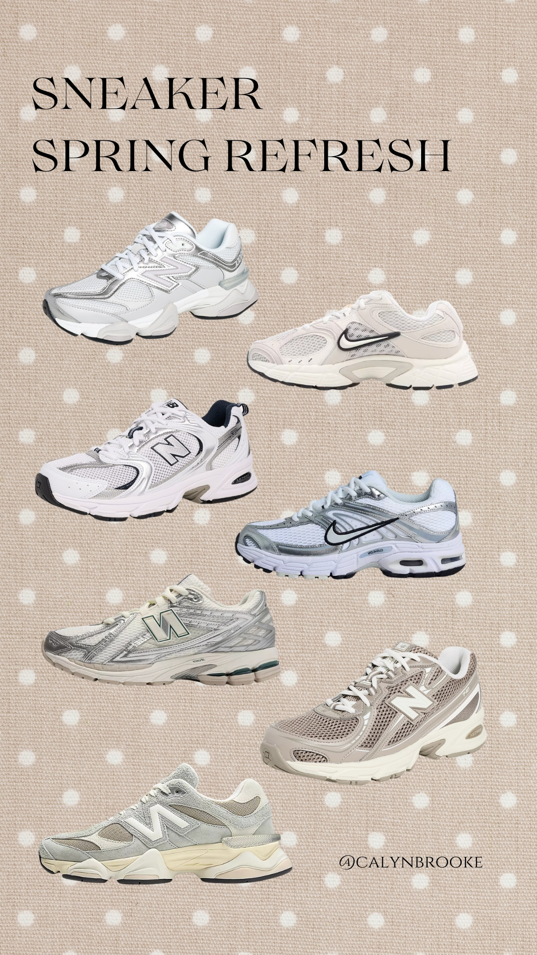 Spring sneaker refresh!  

 #LTKgrwm #LTKootd #LTKActive