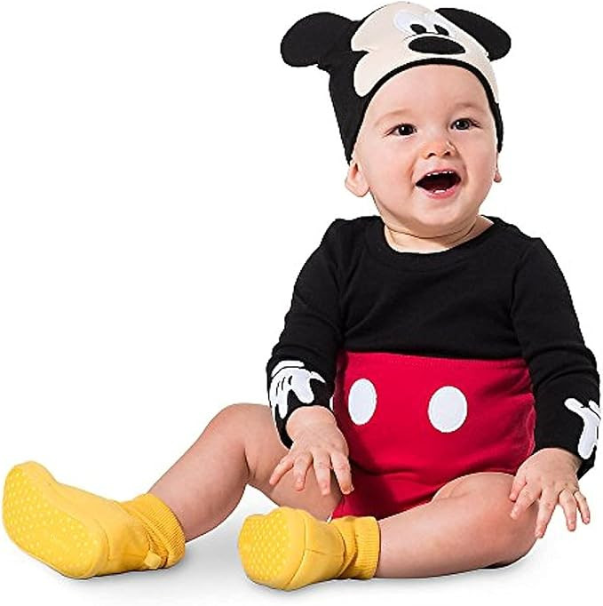 Plush Doll Costume Bodysuit Set for Baby ~ Mickey Mouse ~ Size 9-12 Months, Multicolor | Amazon (US)