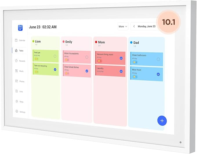 10.1 Inch Smart Digital Calendar, Electronic Desk Calendar, 1920 * 1080 IPS Full HD Touch Screen ... | Amazon (US)