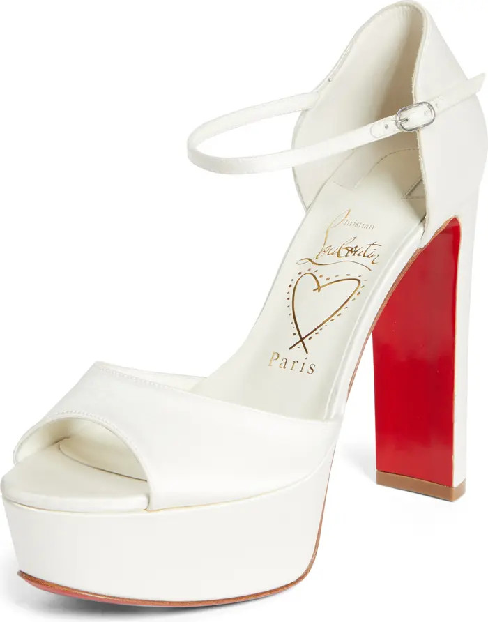 Sandaloo Silk Satin Platform Sandal (Women) | Nordstrom