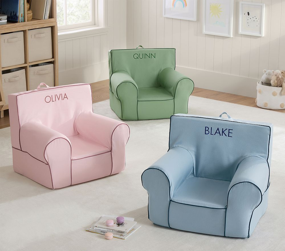 Anywhere Chair, Monochrome Twill Collection | Pottery Barn Kids