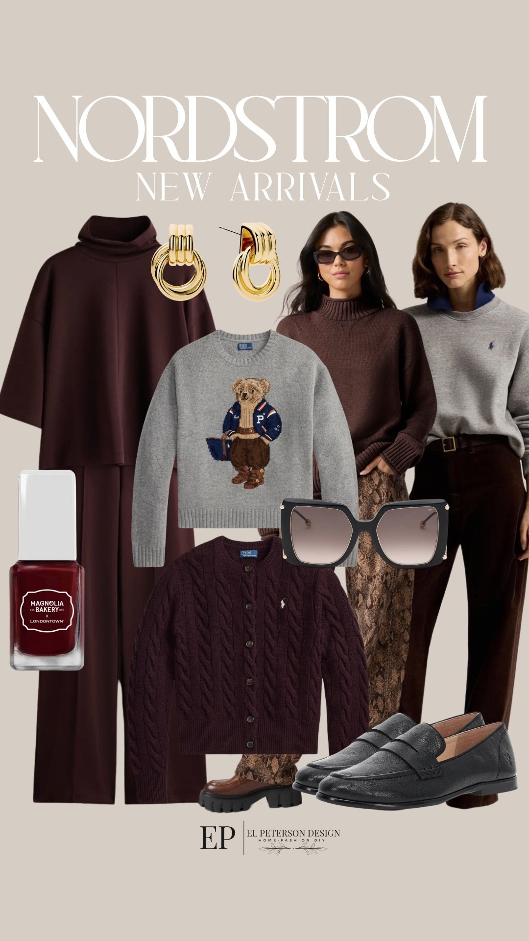 Nordstrom
New arrivals
2 pc outfit
Sweater
Cardigan
Nail polish
Sunglasses
Earrings
Loafers