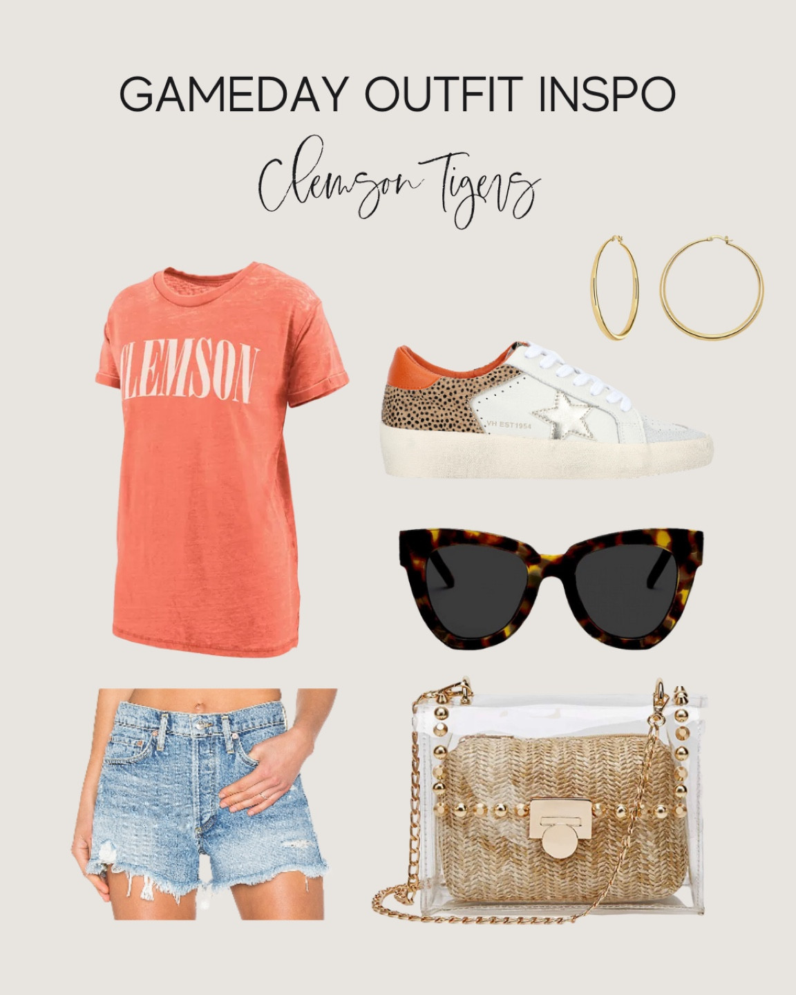 Clemson Football. Gameday Outfit. College Football Outfit. Game Day Attire. South Carolina Football. Tiger Football. Tailgate Outfit. 

#LTKSeasonal #LTKU #LTKunder100