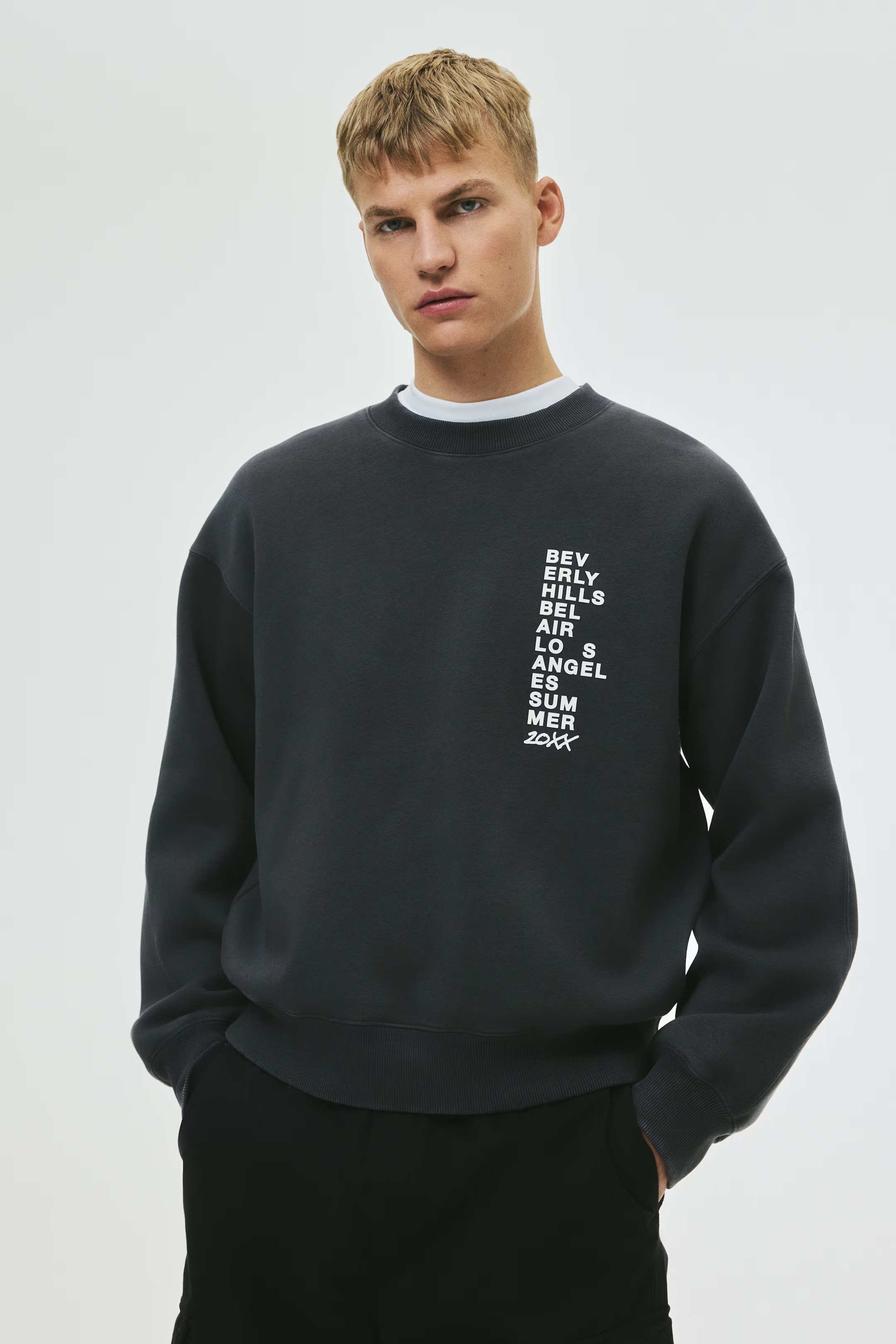 Loose-Fit Printed Sweatshirt | H&M (US + CA)