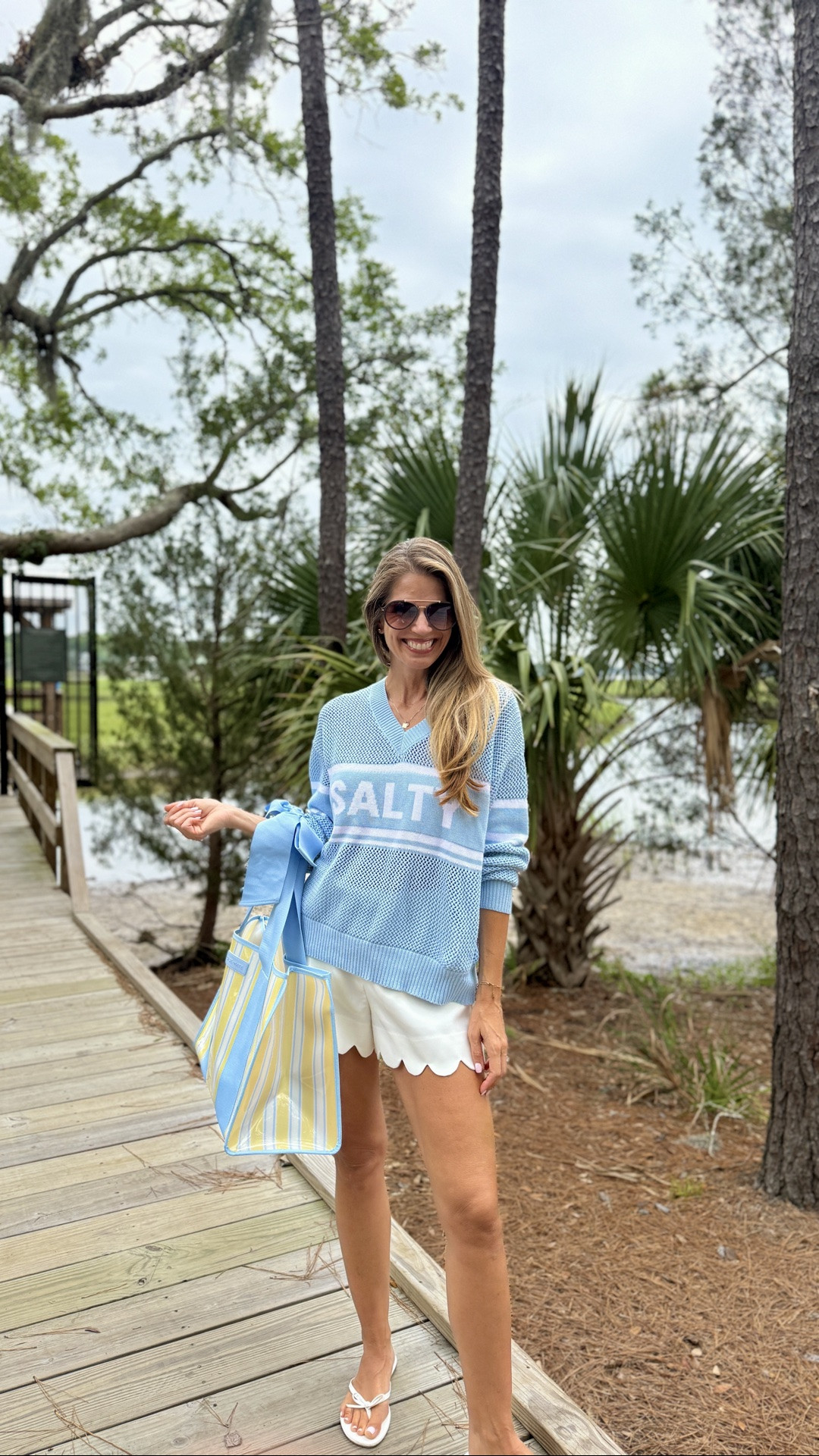 Pearls and Camo cotton crochet sweater knit Salty sweater and Sea creature print Jayne dress. Wearing a medium in both pieces. Summer must haves.

#LTKootd #LTKSeasonal #LTKOver40