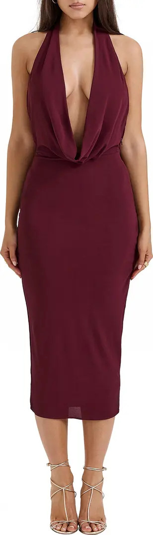 HOUSE OF CB Florentina Halter Minidress | Nordstrom | Nordstrom