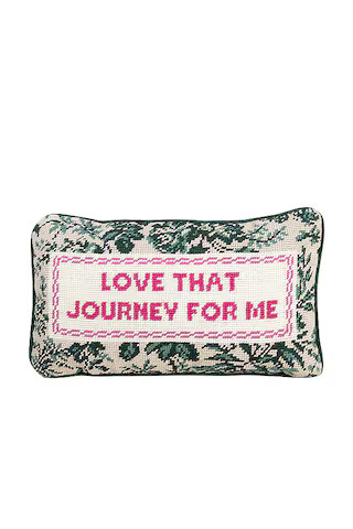 Furbish Studio Love That Journey Needlepoint Pillow from Revolve.com | Revolve Clothing (Global)