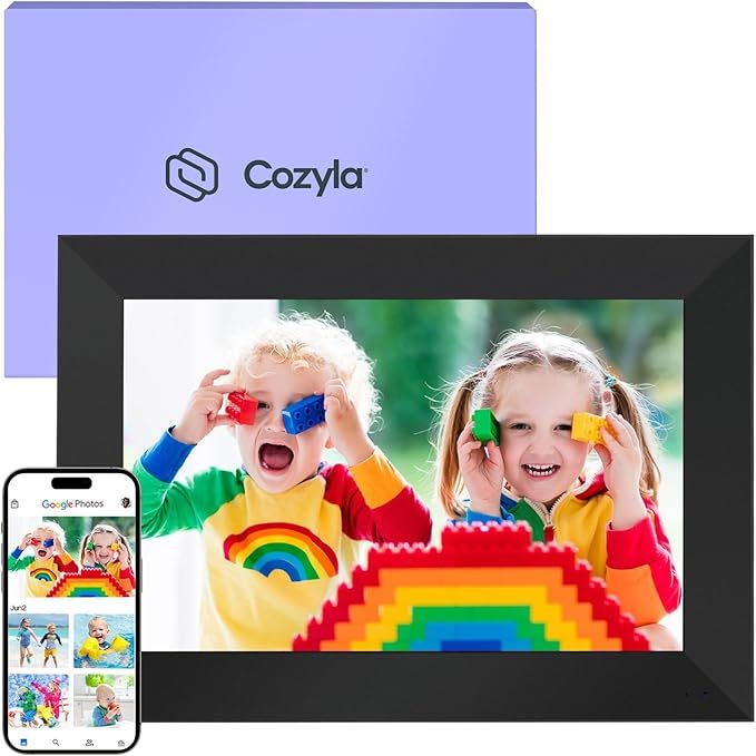Cozyla Digital Picture Frame WiFi Send Pictures & Videos via Google Photos Email Web Browser Inst... | Amazon (US)