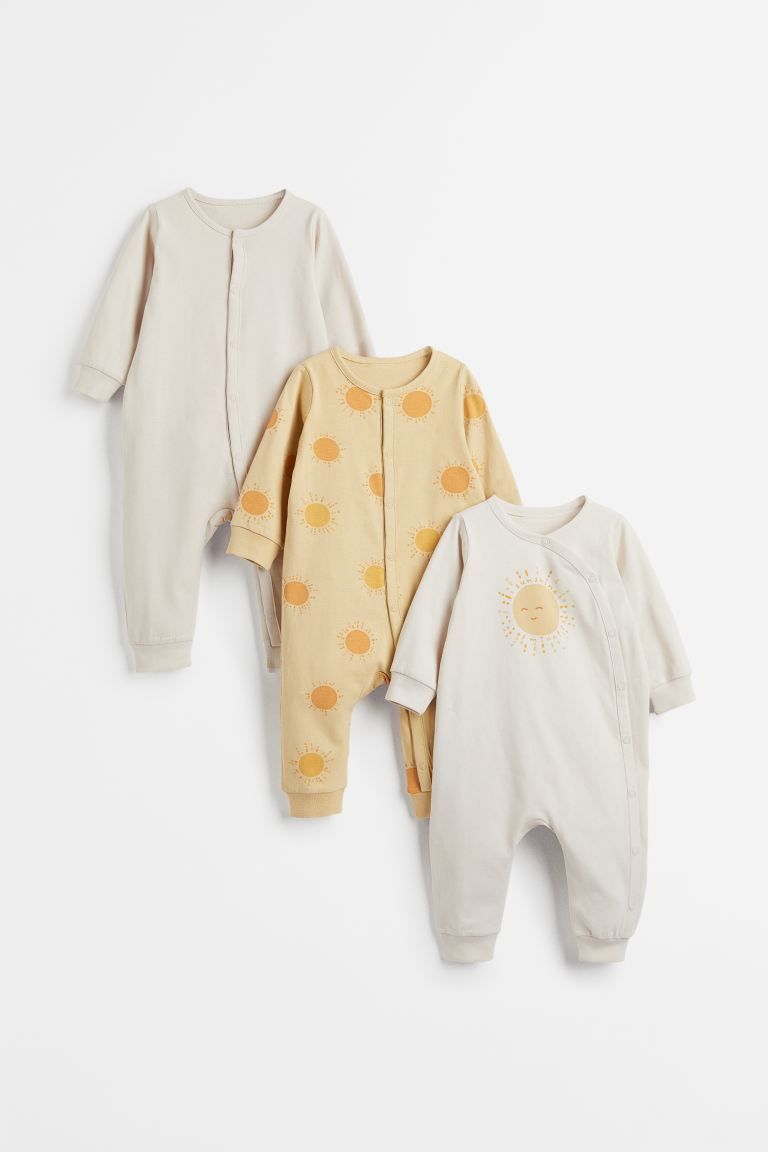 3-pack Cotton Pajamas | H&M (US)