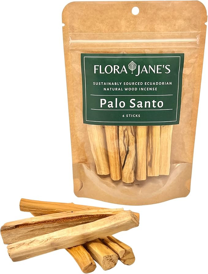 Palo Santo Sticks - High Resin Smudging 6-Pack, Sustainably Harvested from Ecuador, 100% Natural,... | Amazon (US)