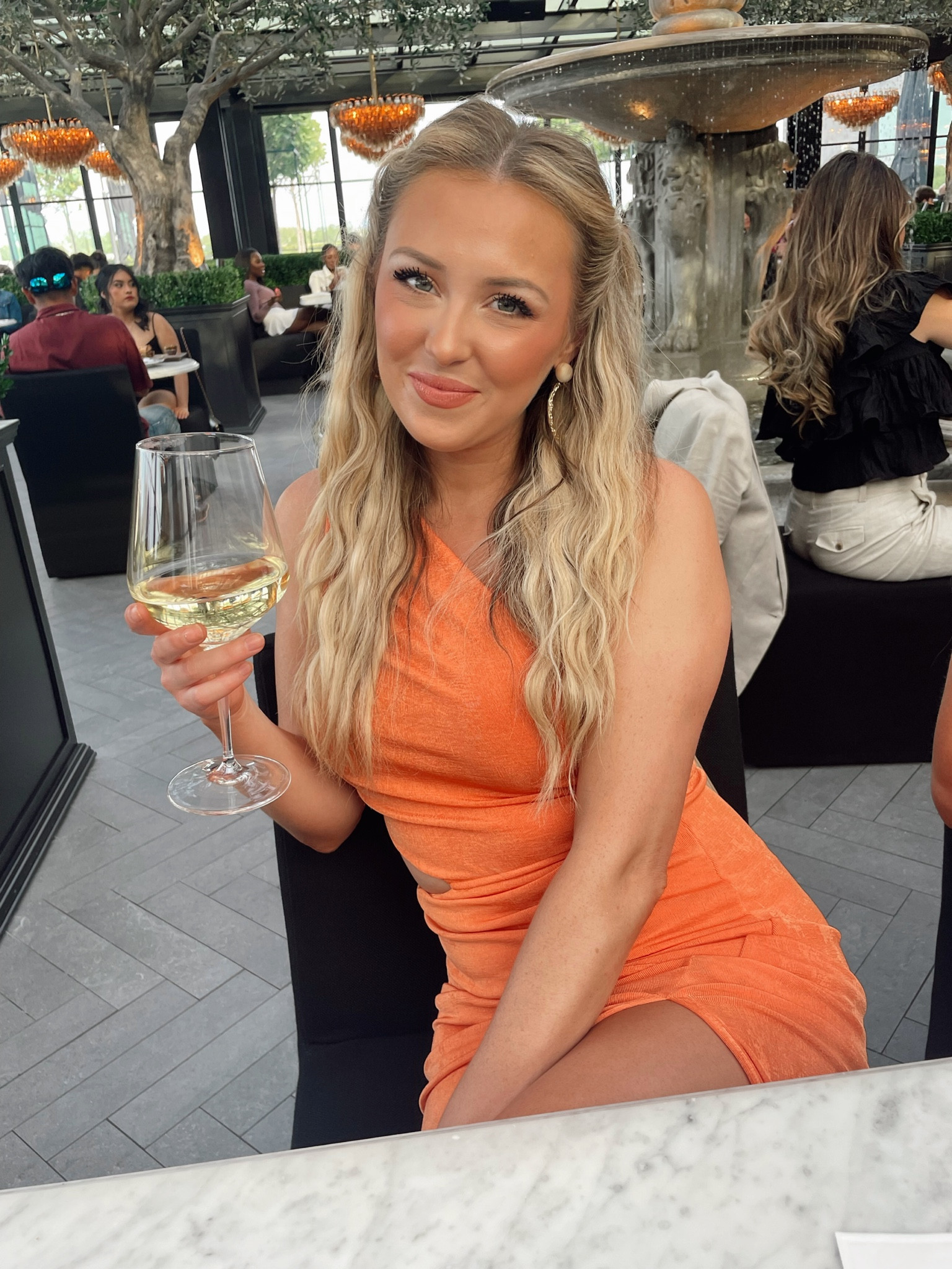 Loved this bright orange dress! Perfect for a wedding or vacation! 🍑🍊 

#LTKstyletip #LTKbeauty #LTKunder50