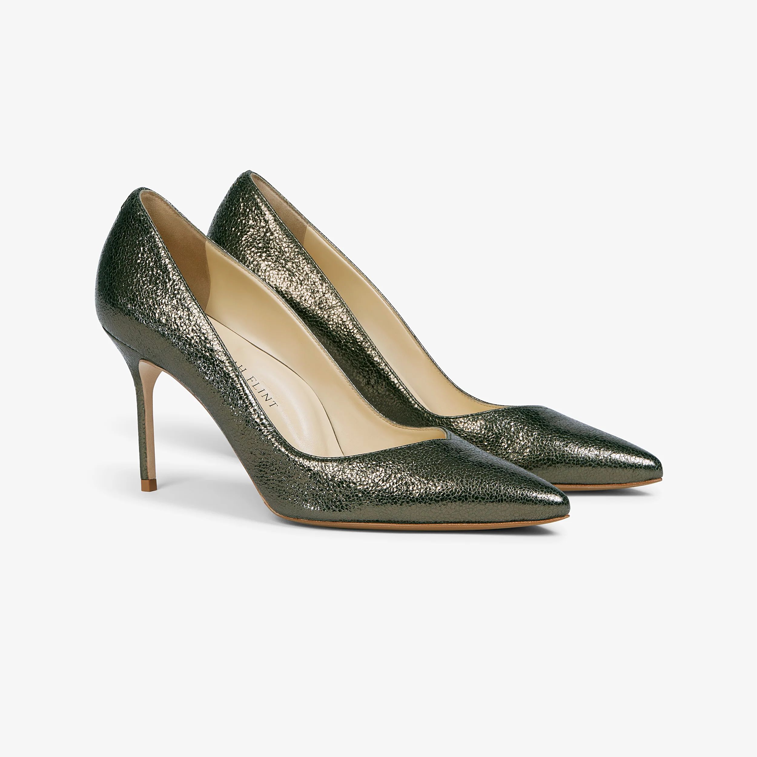 M.M.LaFleur x Sarah Flint Perfect Pump 85 :: Cypress Crackle | MM LaFleur