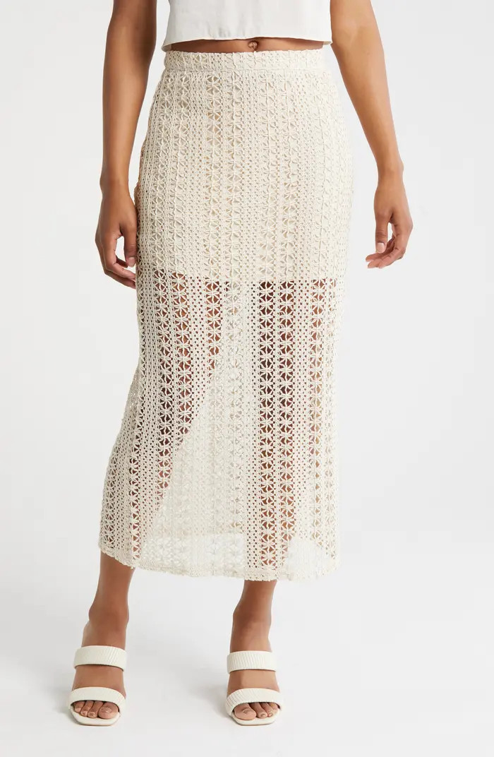 Lulus Never Ending Lace Maxi Skirt | Nordstromrack | Nordstrom Rack