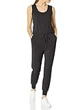 Amazon Essentials Women's Studio Terry Jumpsuit (Available in Plus Size), Black, XX-Large | Amazon (US)