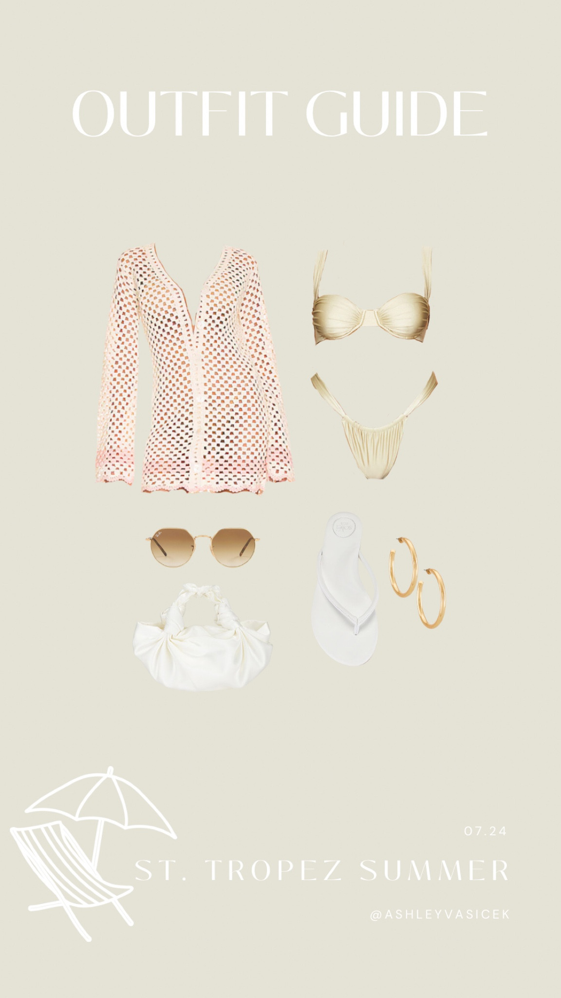 For hanging at the beach club 🐚

#LTKTravel #LTKSeasonal #LTKSwim