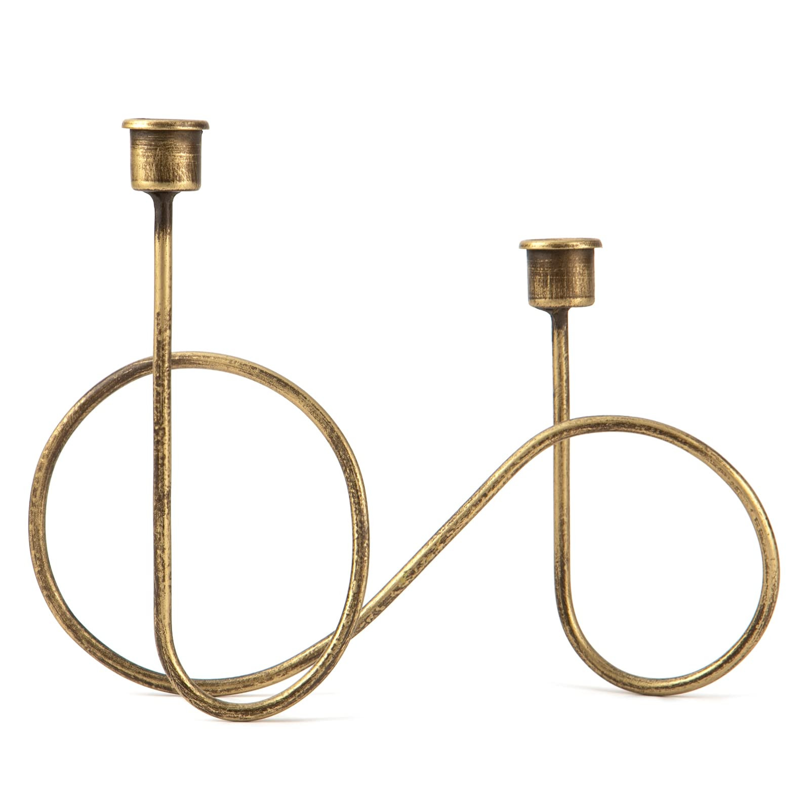 Twisted Brass Style Candle Holder, Candlestick Holder for Table Decoration, Holiday, Wedding, Hou... | Amazon (US)