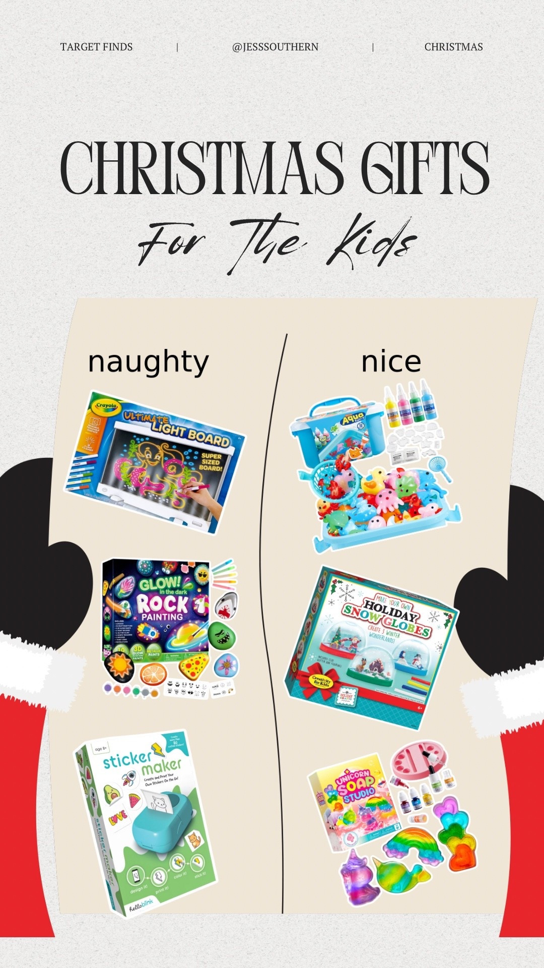 Whether they made the nice list or the naughty list 😉🎁 every kid’s getting something fun from Target this year! Linked all the cutest finds on my LTK 🎄 #TargetFinds #HolidayGifts #GiftGuide

#LTKGiftGuide #LTKHoliday