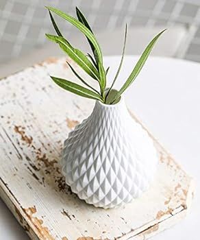Joseph's - Small White Ceramic Vase Set, Great for Decorating Kitchen, Office or Living Room Home... | Amazon (US)