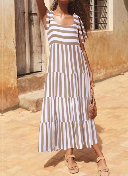 Stripe dress
Dress

Resort wear
Vacation outfit
Date night outfit
Spring outfit
#Itkseasonal
#Itkover40
#Itku
#LTKfindsunder50