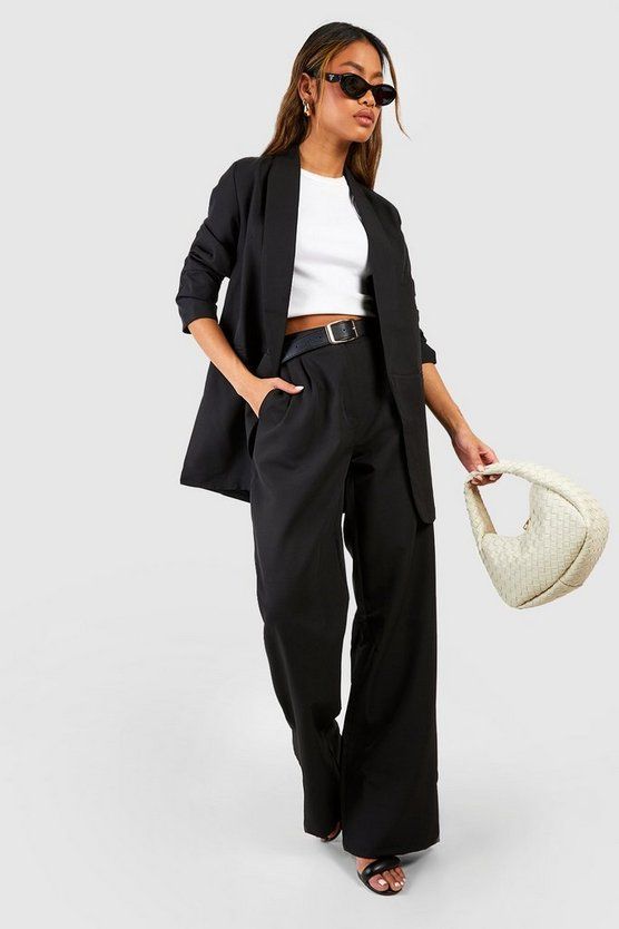 Ruched Sleeve Blazer | Boohoo.com (US & CA)