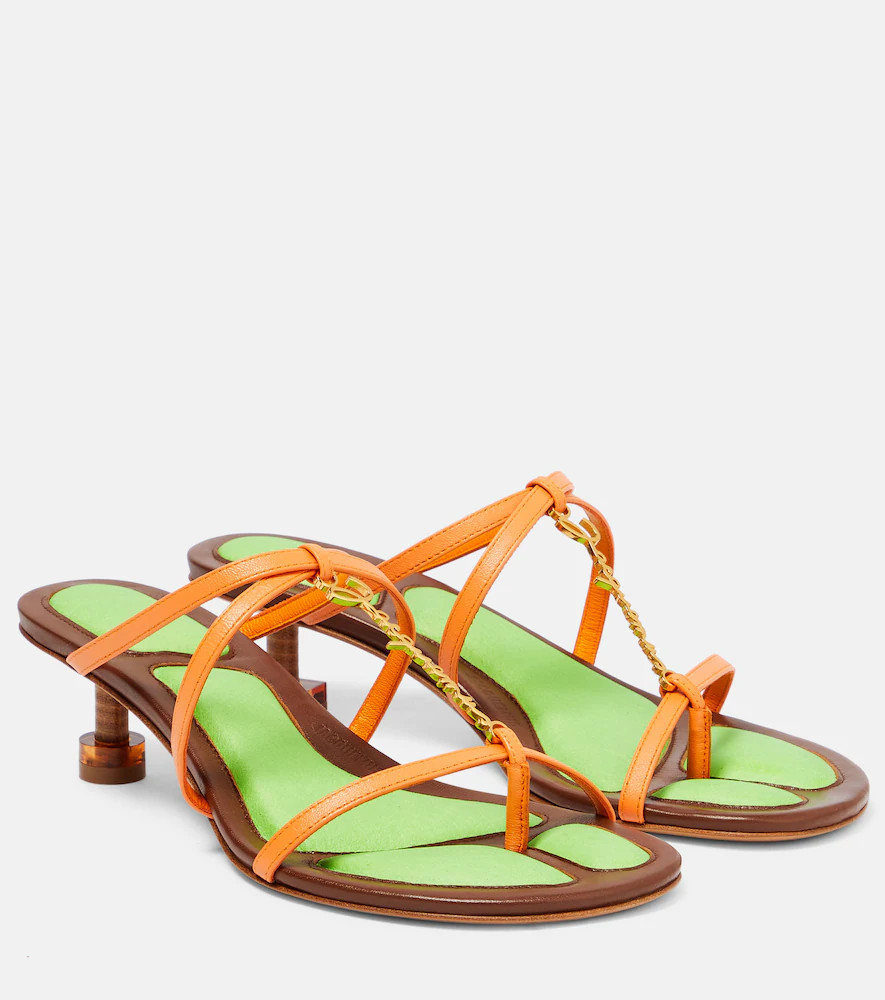 Jacquemus Les Sandales Basses Pralu leather sandals | Mytheresa (INTL)