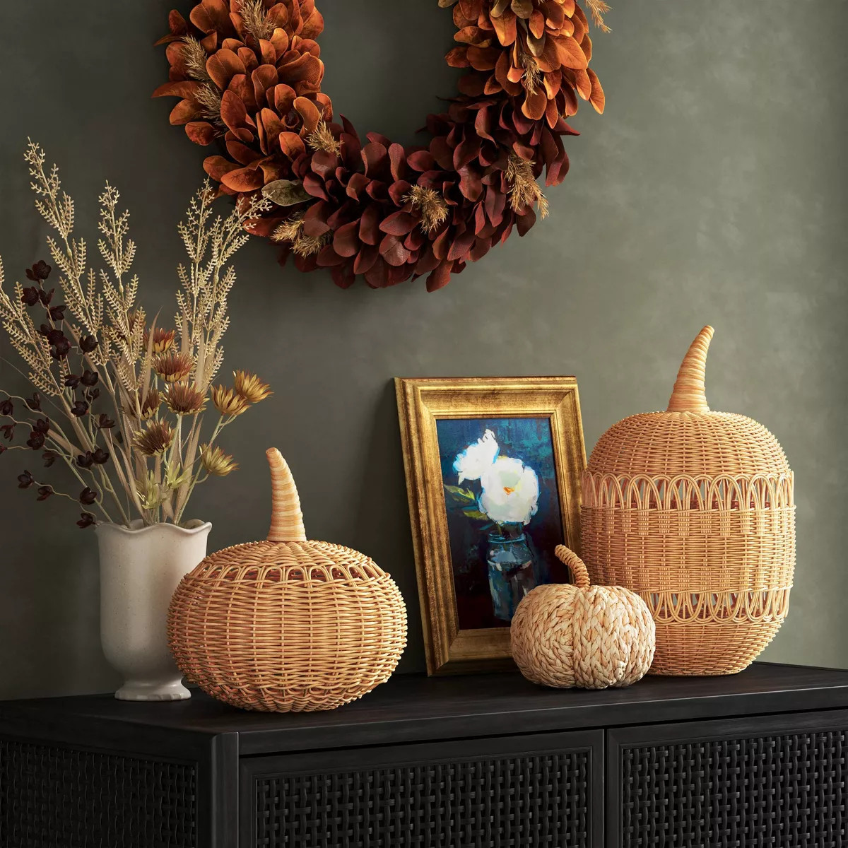 Rattan Loop Accent Pumpkin - Threshold™ | Target