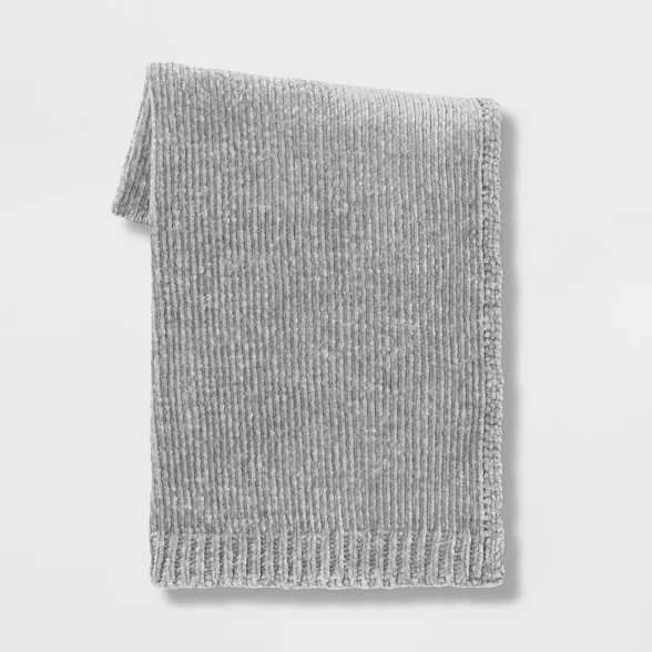 50"x60" Shiny Chenille Throw Blanket - Project 62™ | Target