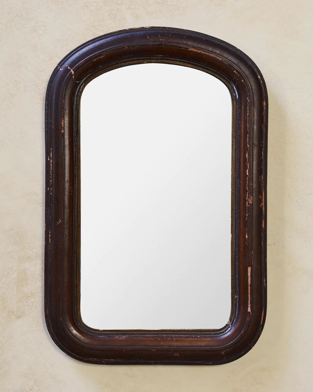 Vintage Distressed Wood Framed Mirror | McGee & Co.