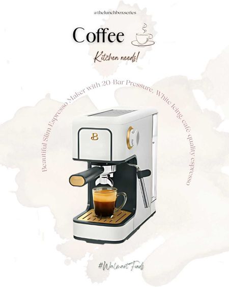 Coffee lover? ☕ You must have this... Coffee, espresso maker, slim espresso maker, walmart finds, kitchen needs, white icing, double shot espresso bar, coffee maker, coffee.

#LTKxWalmart #LTKFamily #LTKHome
